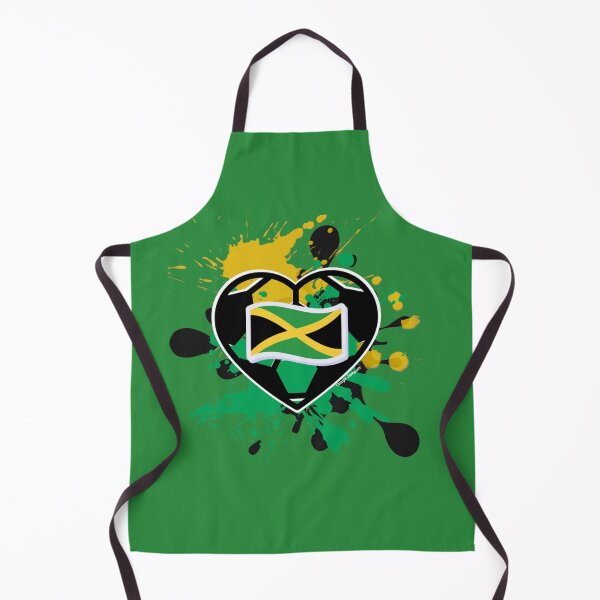 Item preview, Jamaican Flag Soccer Heart designed and sold by artbyomega.