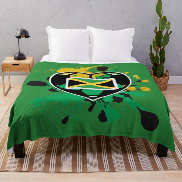 Item preview, Jamaican Flag Soccer Heart designed and sold by artbyomega.