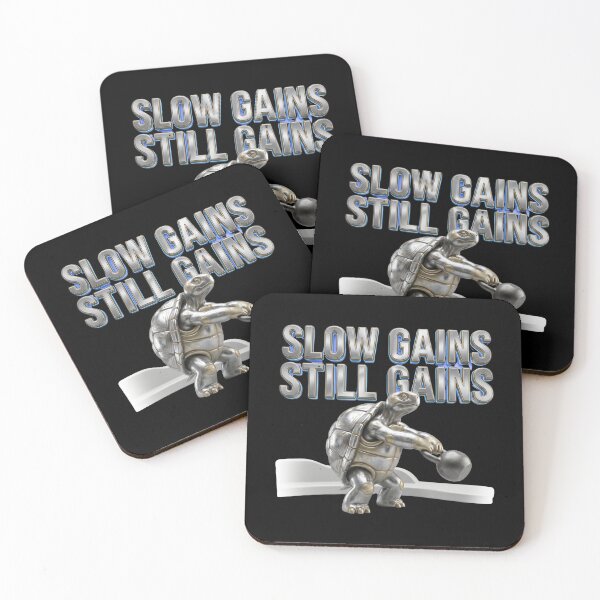 Item preview, Super Cute Slow Gains Still Gains Turtle Gym! designed and sold by pradeepvisuals.