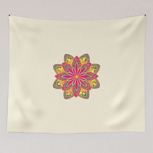 Item preview, Folk Mandala designed and sold by CharlottePlaceArt.
