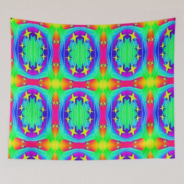 Item preview, Shapes and Stars Colorful Abstract designed and sold by StaticAlien.