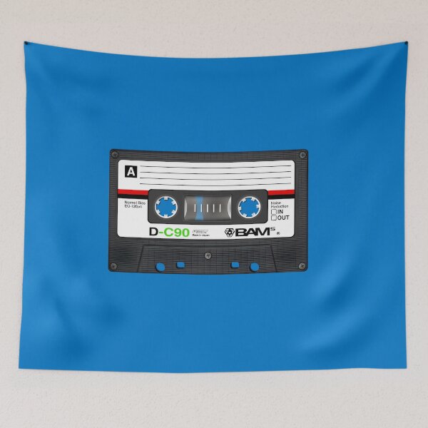 Item preview, Cassette Tape (Black & White) designed and sold by The Nostalgia Vault.