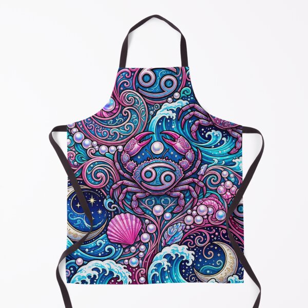 Item preview, Astrology Cancer Sign Zodiac Crabs Pattern designed and sold by BeJolley.
