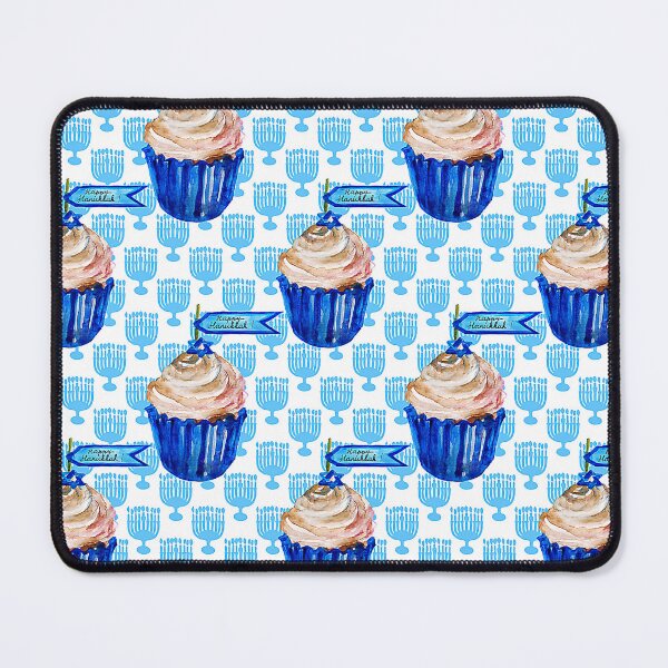 Item preview, Happy Hanukkah Banner Cupcakes From Bubbie Pattern designed and sold by DEC02.
