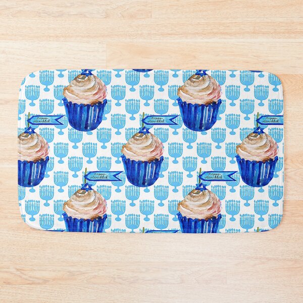 Item preview, Happy Hanukkah Banner Cupcakes From Bubbie Pattern designed and sold by DEC02.