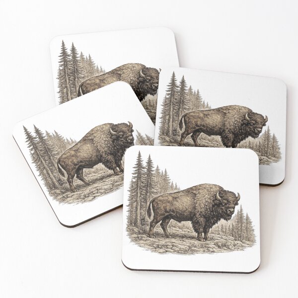 Item preview, Bison Prairie Edge designed and sold by KrungiT Design .