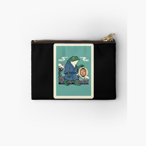 Item preview, Lantern Carrying Frog in Traditional Robe by Ocean Waves designed and sold by JordynLadukeg65.