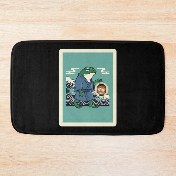 Item preview, Lantern Carrying Frog in Traditional Robe by Ocean Waves designed and sold by JordynLadukeg65.
