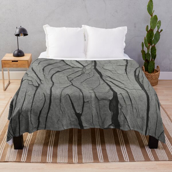 Item preview, Grey Cracked Bark Texture Rustic Abstract Pattern designed and sold by L&L.