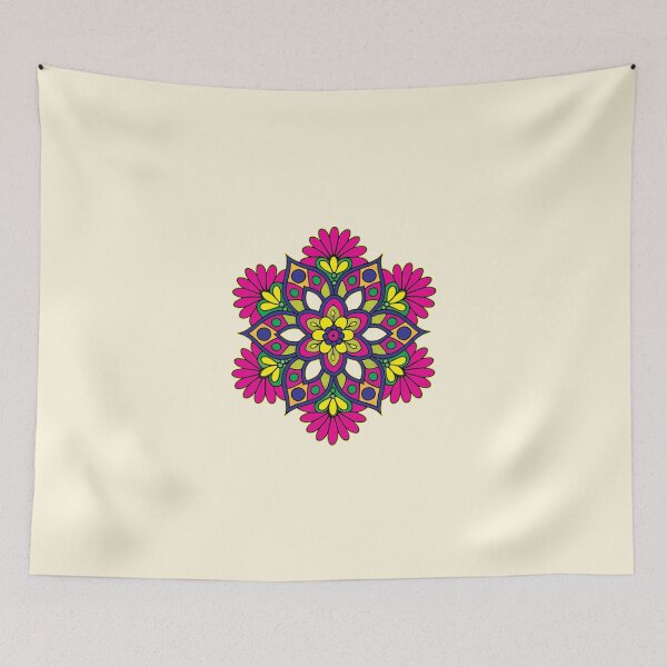 Item preview, Folk Mandala designed and sold by CharlottePlaceArt.