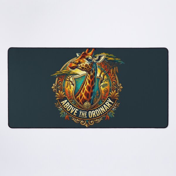 Item preview, Above The Ordinary Giraffe Vintage National Wildlife Retro Badge designed and sold by MT-Hub | Cute Aesthetic Art, Stickers & Phone Cases.