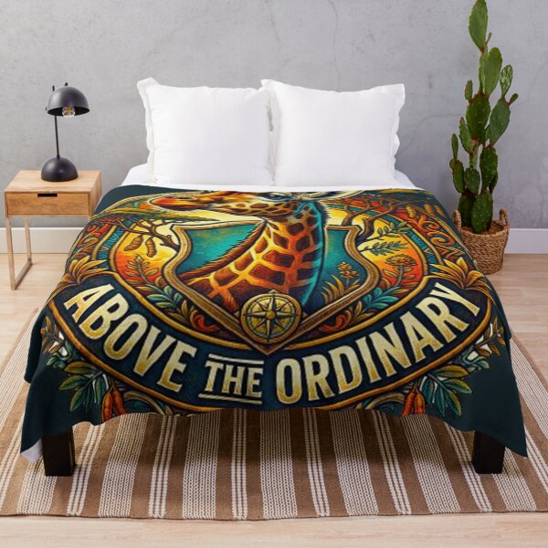 Item preview, Above The Ordinary Giraffe Vintage National Wildlife Retro Badge designed and sold by MT-Hub | Cute Aesthetic Art, Stickers & Phone Cases.
