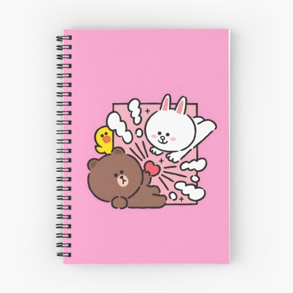 Item preview, Sally & Brown bear, conny Friends / Cute Bear and Bunny in Love - Pastel Pink Aesthetic designed and sold by William Cano.