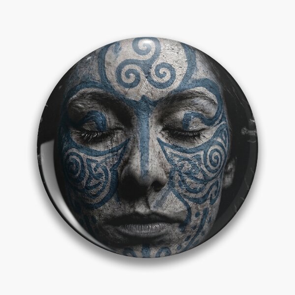 Item preview, Mystic Shaman Woman Tribal Face Paint Dream Catcher designed and sold by CunningMaskPrints.