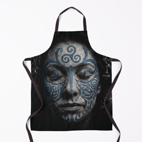 Item preview, Mystic Shaman Woman Tribal Face Paint Dream Catcher designed and sold by CunningMaskPrints.