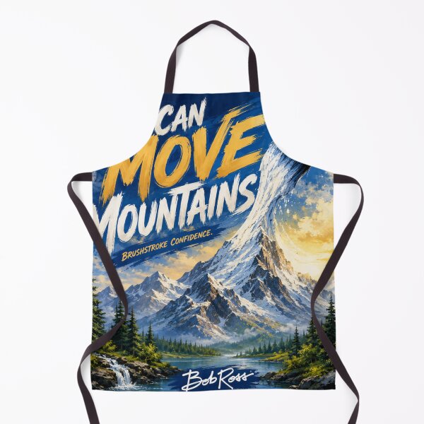 Item preview, You Can Move Mountains Brushstroke Landscape designed and sold by JazImpressions.