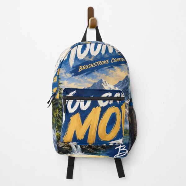 Item preview, You Can Move Mountains Brushstroke Landscape designed and sold by JazImpressions.