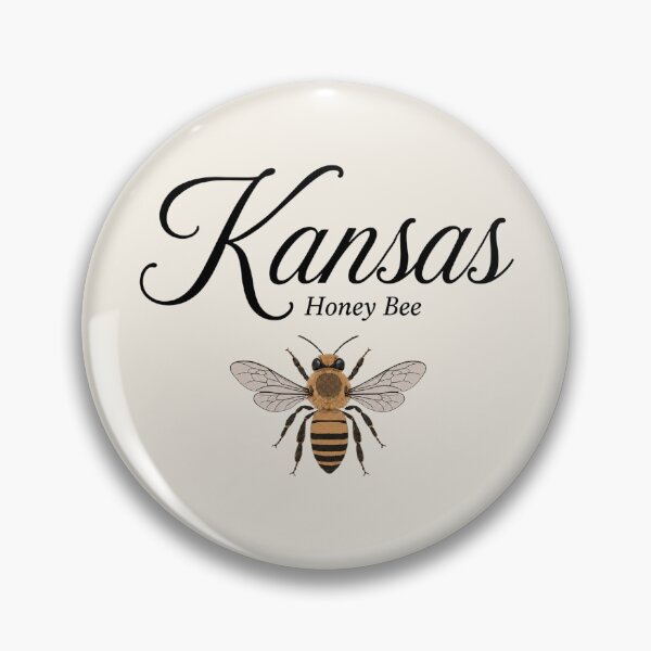 Item preview, Kansas Honey Bee State Insect Poster designed and sold by The-Drip-Studio.