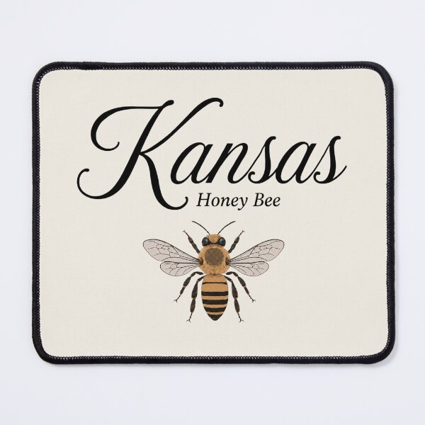 Item preview, Kansas Honey Bee State Insect Poster designed and sold by The-Drip-Studio.
