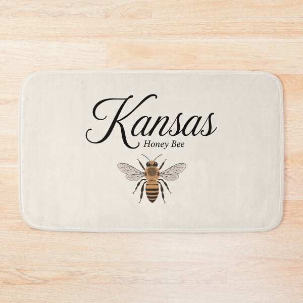Item preview, Kansas Honey Bee State Insect Poster designed and sold by The-Drip-Studio.