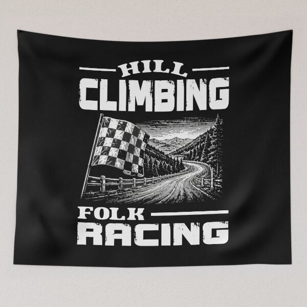 Item preview, Hill Climbing Folk Racing Graphic | Mountain Road Motorsport Racing Driver Race Team  designed and sold by Jt41.