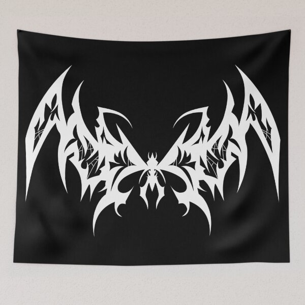 Item preview, Bat butterfly, tribal cybergoth sigilism designed and sold by Tribalgothss.