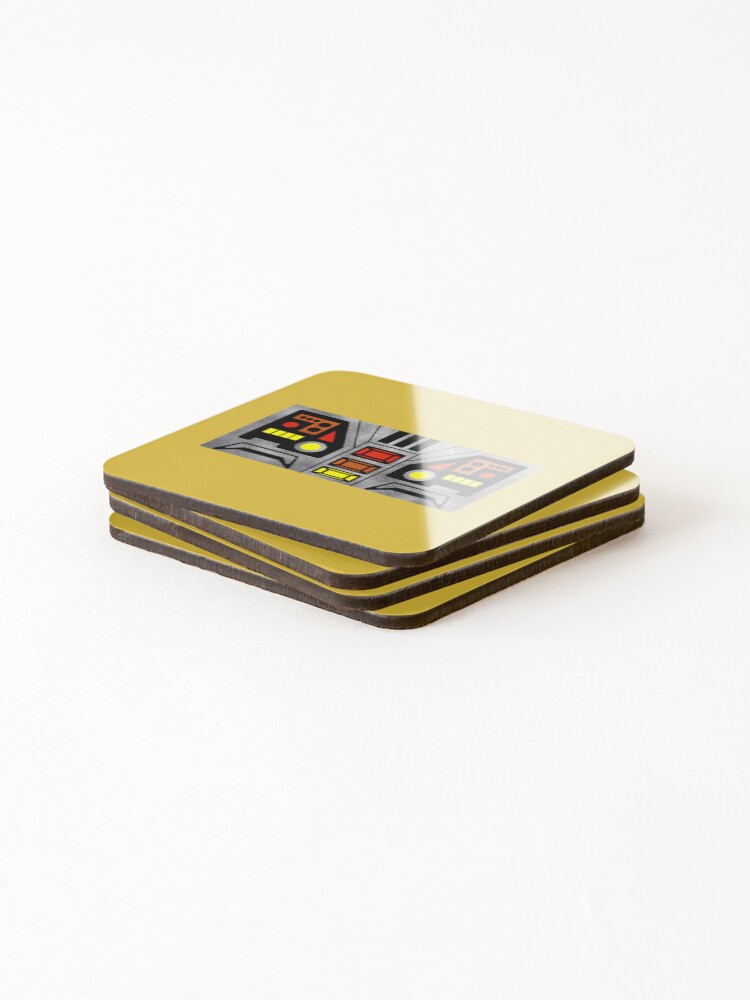 Thumbnail 4 of 5, Coasters (Set of 4), Robot Racer: Surf Finder designed and sold by RoraryMemory.