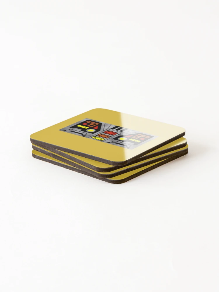 Thumbnail 4 of 5, Coasters (Set of 4), Robot Racer: Surf Finder designed and sold by The Nostalgia Vault.