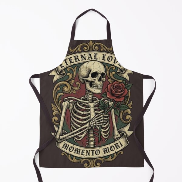 Item preview, Eternal Love Memento Mori Skeleton Holding Rose Gothic T-Shirt T-Shirt designed and sold by EvrgreenShop.