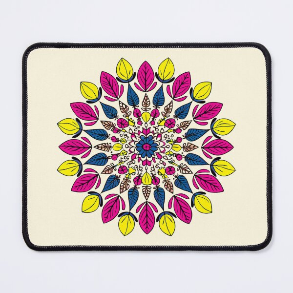 Item preview, Folk Mandala designed and sold by CharlottePlaceArt.