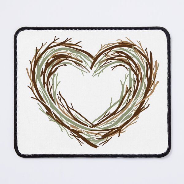 Item preview, Twig Heart Wreath designed and sold by WrenAndWhimsy.