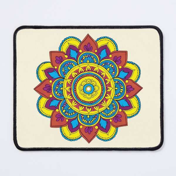 Item preview, Folk Mandala designed and sold by CharlottePlaceArt.