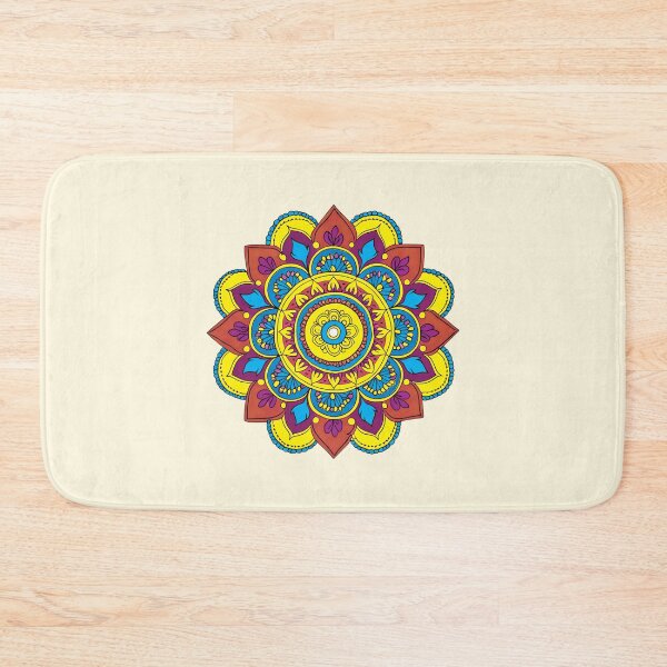 Item preview, Folk Mandala designed and sold by CharlottePlaceArt.