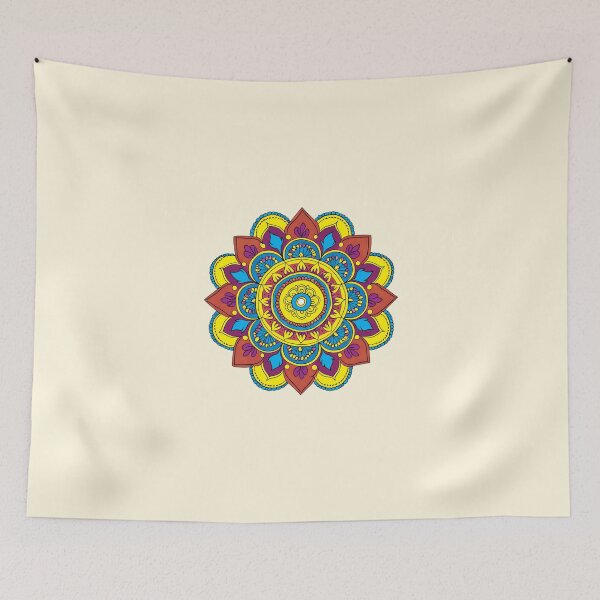 Item preview, Folk Mandala designed and sold by CharlottePlaceArt.
