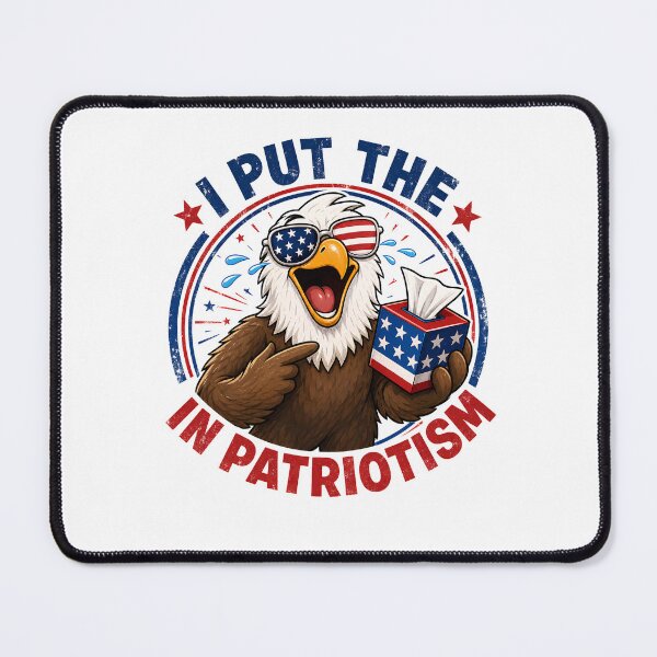 Item preview, I Put The Tism In Patriotism Funny Eagle designed and sold by GoverArt.