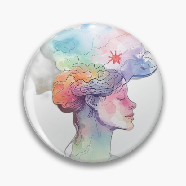 Item preview, Watercolor Artwork Celebrating Mental Wellness designed and sold by Shadow-Stone.