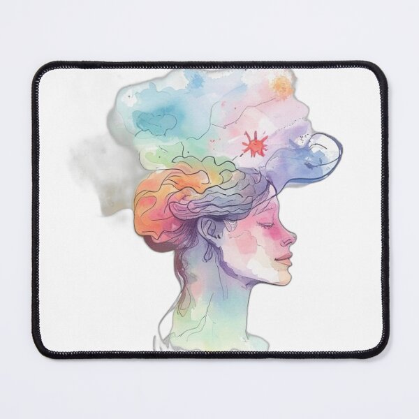 Item preview, Watercolor Artwork Celebrating Mental Wellness designed and sold by Shadow-Stone.