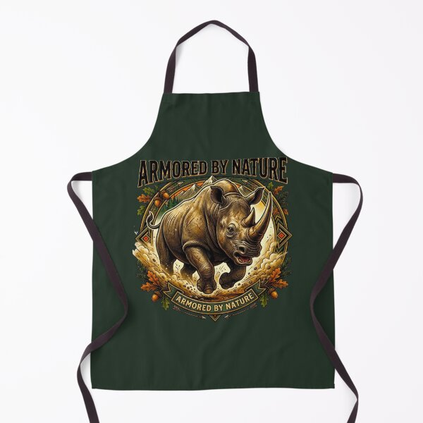 Item preview, Armored By Nature Rhinoceros Vintage Wildlife Retro Emblem designed and sold by MT-Hub | Cute Aesthetic Art, Stickers & Phone Cases.