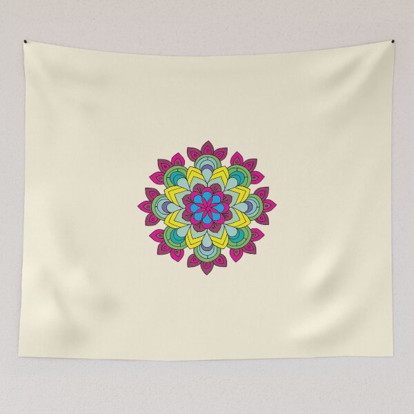 Item preview, Folk Mandala designed and sold by CharlottePlaceArt.
