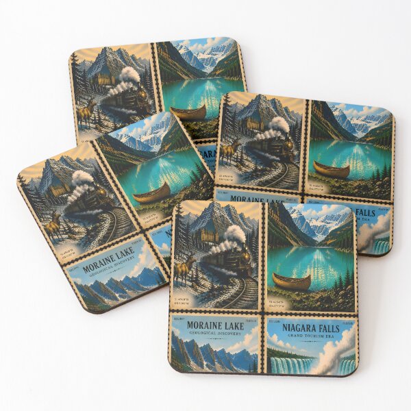 Item preview, Canada National Treasures Retro Poster Volume I designed and sold by Easternpantry.
