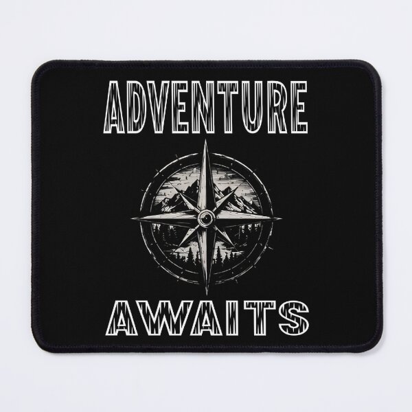 Item preview, Adventure Awaits Compass Graphic | Wanderlust Travel Nature Design designed and sold by Jt41.