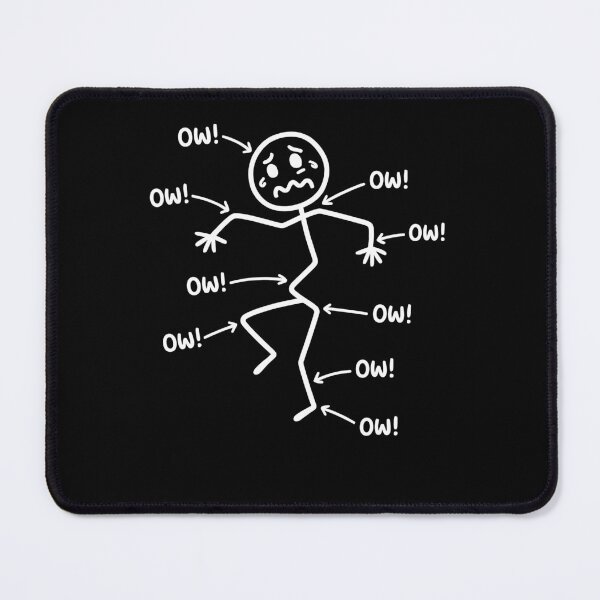 Item preview, Ow Ow Ow Stick Character Figure Meme designed and sold by studio-ssaam.