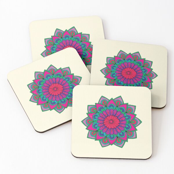 Aperçu de l'œuvre Mandala folklorique créée et vendue par CharlottePlaceArt.