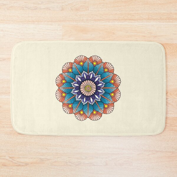 Item preview, Folk Mandala designed and sold by CharlottePlaceArt.