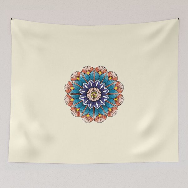 Item preview, Folk Mandala designed and sold by CharlottePlaceArt.