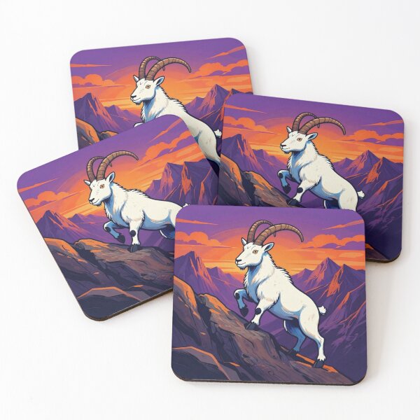 Item preview, Goat climbing a mountain top designed and sold by PjSwiss.