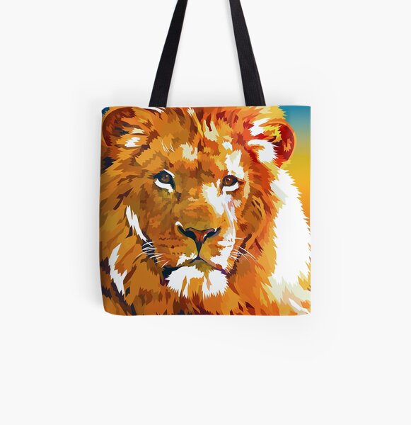 Lions story All Over Print Tote Bag