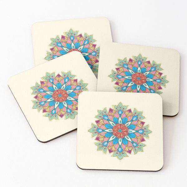 Aperçu de l'œuvre Mandala folklorique créée et vendue par CharlottePlaceArt.