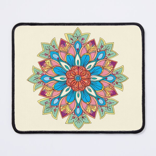Item preview, Folk Mandala designed and sold by CharlottePlaceArt.