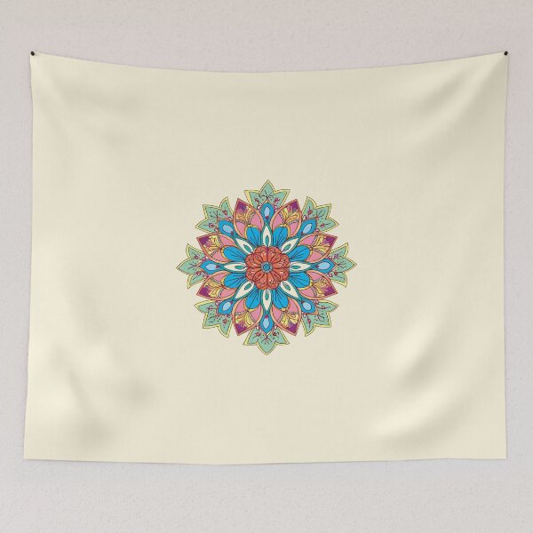 Item preview, Folk Mandala designed and sold by CharlottePlaceArt.